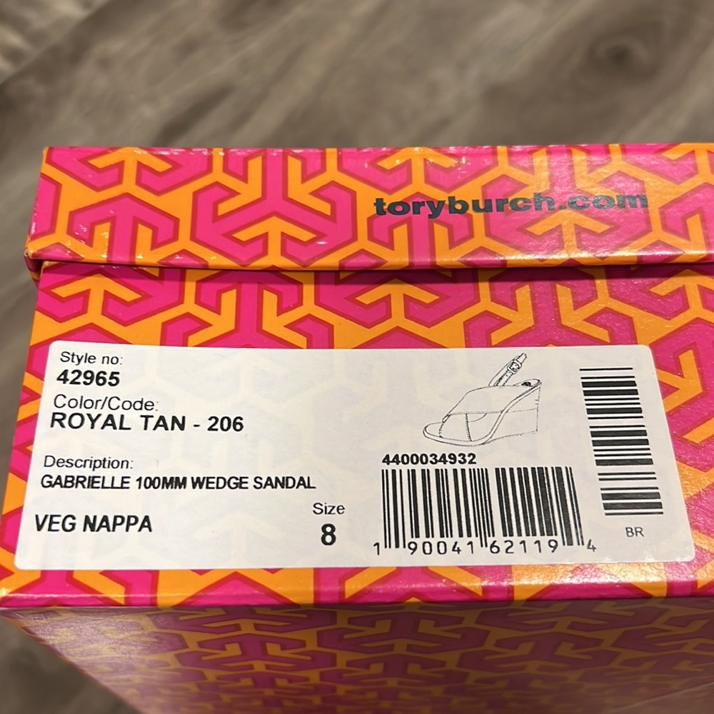 🔥🔥TORY BURCH Gabrielle Wedge Sandal - Picture 6 of 17
